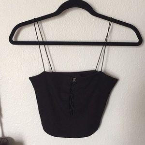 NWOT Free People Intimately Lola Crop Top